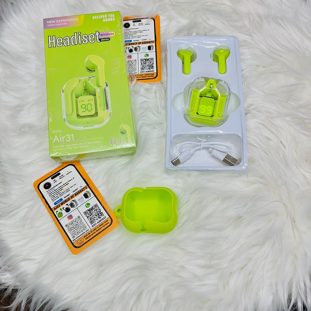 Air-31 Wireless Earbuds With Free Cover