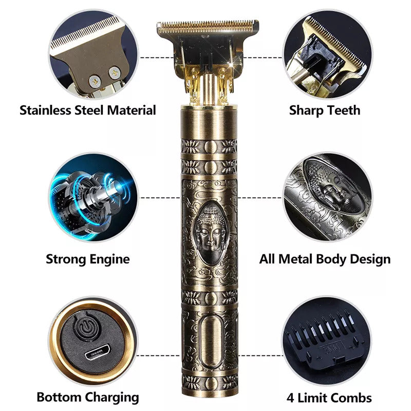 VINTAGE T9 Style Hair Clipper & Beard Trimmer