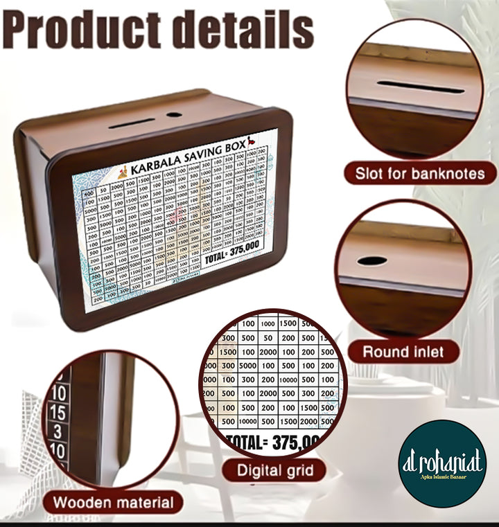 Qurbani, Umrah Or Karbala Saving Box 375k