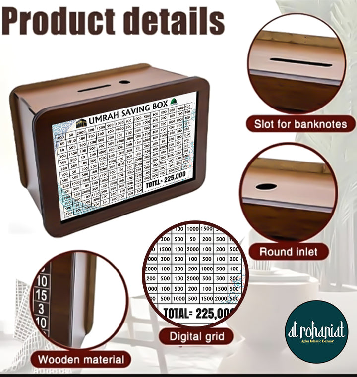 Qurbani, Umrah Or Karbala Saving Box 375k