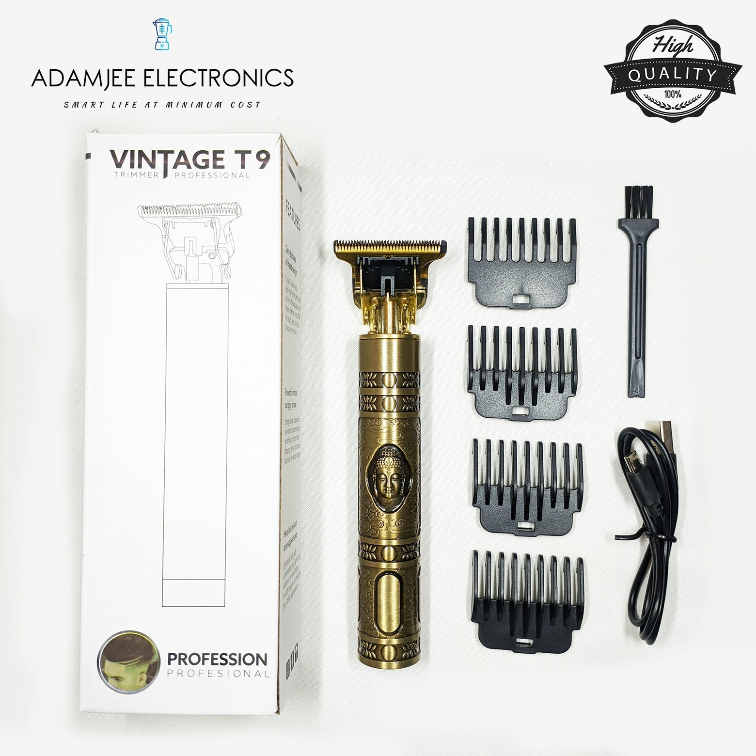 VINTAGE T9 Style Hair Clipper & Beard Trimmer
